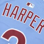 Nike Pánský dres Philadelphia Phillies MLB Bryce Harper #3 Limited - Modrá Velikost: M