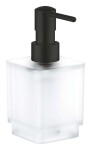 GROHE - Selection Cube Dávkovač tekutého mýdla, mléčné sklo, matná černá 408052430