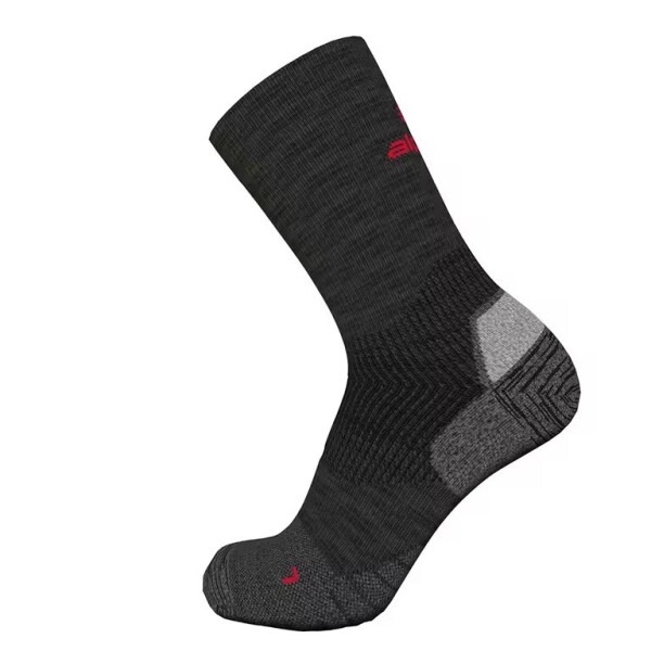 Ponožky ALPINA PRO R+L dark grey mel/red Velikost EUR: 35-38