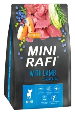 RAFI Granule pro psy Mini jehněčí / 3 kg / malá plemena 5–10 kg / bez lepku