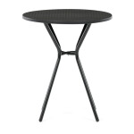 Zahradní stůl 60x60cm, plast, černá, AZT-H1021 BK