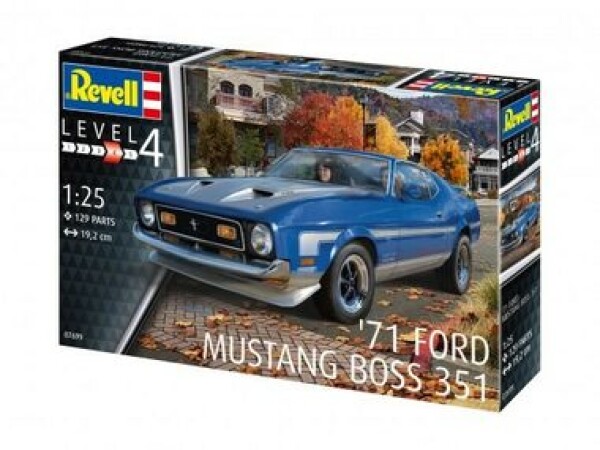 Revell Plastic ModelKit auto 07065 1965 Ford Mustang 2+2 Fastback CF 18-5599 1:25