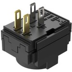 C & K Switches U811J85W3GE223 tlačítko 120 V, 28 V/DC 1 A 1x zap/(zap) červená (š x v) 15.24 mm x 12.70 mm 1 ks Bulk