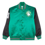 Mitchell & Ness NBA Boston Celtics Primetime Heavyweight Satin Jacket Vintage Logo Celtics M JK8453-BCEKYGN pánské L