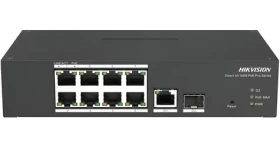 Hikvision DS-3T1310P-SI/HS / Switch / 8x 100 Mb/s PoE / 1x Gb RJ45 / 1x Gb SFP / 110 W (DS-3T1310P-SI/HS)