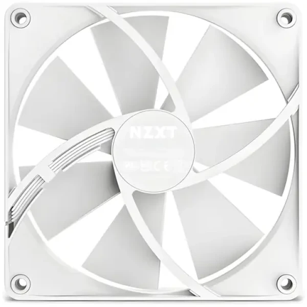 NZXT F140P bílá / Ventilátor do PC skříně / 140 mm / PWM / 500-1500 ot./min (RF-P14SF-W1)