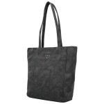 Trendy dámská koženková kabelka na rameno Faidra, černá