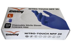 Jednorázové nitrilové rukavice Payper NITRO-TOUCH NPF 35 Barva: Lední Modrá, Velikost: XL S00282017199011XL