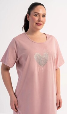 Dámská noční košile s krátkým rukávem Love