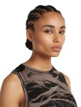 Dámské merino tílko ICEBREAKER Wmns 125 Cool-Lite Speed Tank MotionAOP, Porcini/Black/Aop velikost: M