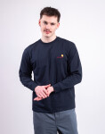 Tričko Carhartt WIP L/S American Script T-Shirt Deep Night