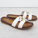 Dámské žabky s ornamentem bílé Sergio Leone SK077H 36