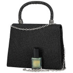 Módní dámská plesová kabelka Michelle Moon Melita, černá