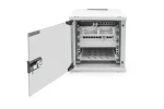 Digitus SOHO PRO 6U 10" / Nástěnná skříň / 325x315x300 mm / šedá / skleněné dveře (DN-49100)
