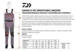 Daiwa D-VEC Breathable Waders L / Prsačky / prodyšné / čtyřvrstvá konstrukce / neoprenové ponožky CR