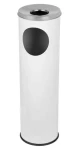 ALDA Cigarette Pillar bílá / Odpadkový koš s popelníkem / 15 l / lakovaná ocel