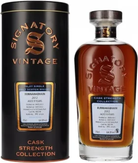 Bunnahabhain 9 YO 2012 / Whisky / Single Malt / Cask Strength / Peated / 64,8% / 0,7 l (5021944116317)