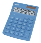 AVELI DESQ NG světle modrá / Stolní kalkulačka / 12místná / duální napájení (30100.16)