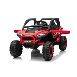 Mamido Elektrické autíčko Buggy UTV KCK 4x4 červené 24V | 800W | 50 kg | EVA | LED | 2,4Ghz | ECO kůže