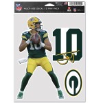 Samolepka Green Bay Packers NFL Jordan Love #10 Player Set (3 ks)% 1 ks