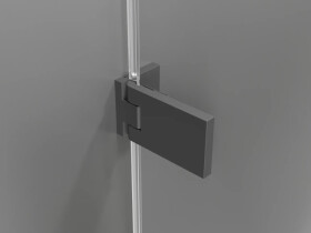 MEXEN - LUNAR nástěnný pant pro 836 /2 kusy/, grafit metal 830-16-95