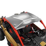 Černá/Stříbrná hliníková střecha na Can-Am Maverick X3 Barva: