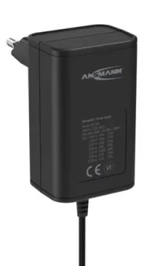 Ansmann APS 300 černá / Univerzální napájecí zdroj / 100-240 V / 0,6 A / 7 konektorů (1201-0021)