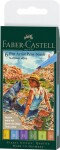 Faber-Castell Pitt Artist Pens Brush sada 6 ks Summer vibes