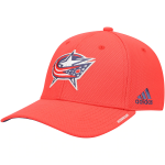 Adidas Pánská Kšiltovka Columbus Blue Jackets Locker Room Coach Flex Hat Red Velikost: