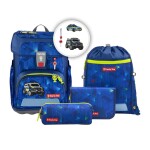 Školní aktovka Step by Step CLOUD, Police Truck Charly - 5 dílný set, AGR certifikát