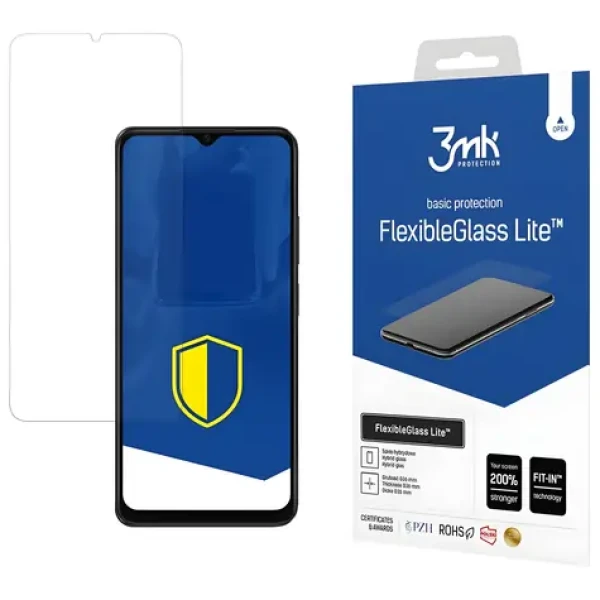 3mk FlexibleGlass Lite pro Oppo A38 / Hybridní sklo / Tloušťka 0,16 mm / Tvrdost 7H