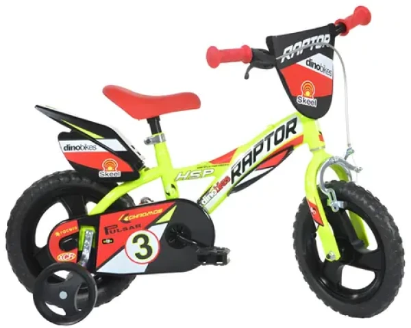 DINO BIKES Dětské kolo 123GLN žlutá