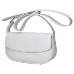 Trendy dámská koženková crossbody kabelka Millie, krémová