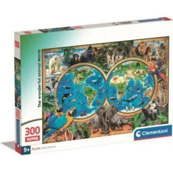 Clementoni PUZZLE Úžasný svět zvířat