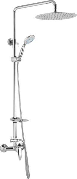 JB Sanitary Sprchová sestava s baterií FINERY s horním vývodem, průměr 25cm, s příslušenstvím SF 61 011 12 6