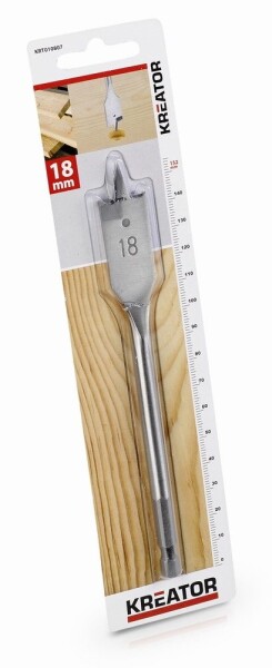PowerPlus KRT010807 - Plochý vrták do dřeva 18 x 152 mm