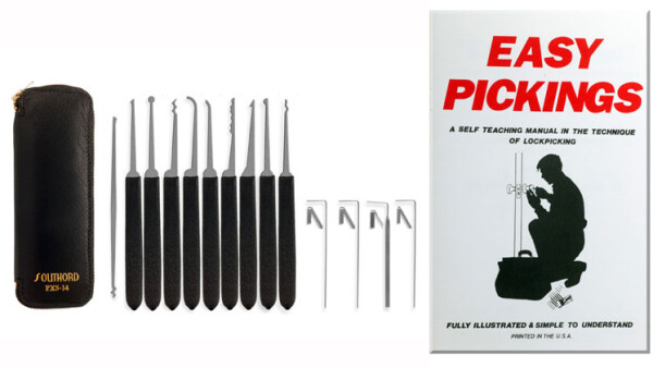 Brockhage Lockpick sada + kniha - 14ks - Southord