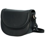 Módní dámská koženková crossbody kabelka Caila, černá