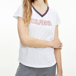 Dámské Tričko s krátkým rukávem UW0UW02983-YBR - Tommy Hilfiger S