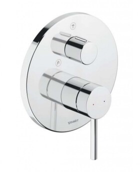DURAVIT - Circle Baterie pod omítku, pro 2 spotřebiče, chrom CE4210012010