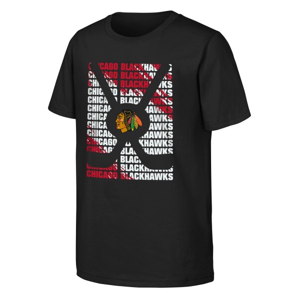 Outerstuff Dětské Tričko Chicago Blackhawks Box Ss Ctn Tee Velikost: Dětské let)