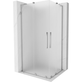 MEXEN/S - Velar L Duo sprchový kout, posuvné dveře 100 x 90, dekor, chrom 871-100-090-02-33-01