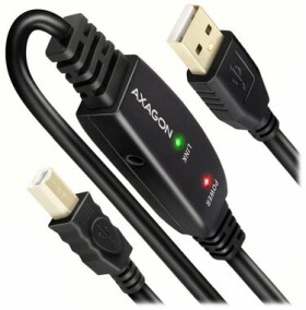 AXAGON ADR-215B Aktivní kabel USB-A 2.0 - USB-B 15m černá (ADR-215B)