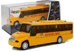 Mamido Školní autobus s efekty a třecím pohonem žlutý