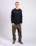 Tričko Patagonia M's L/S Berm Logo Responsibili-Tee Black