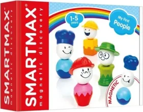 SMARTMAX Magnetická stavebnice Moji první lidé 12 dílků