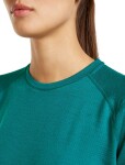 ICEBREAKER Wmns Mer 200 Waffle Elevation SS Tee, Tidal Teal (vzorek) velikost: S