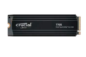 Crucial T705 4TB heatsink / M.2 2280 / PCIe Gen5 / R: 14100 MBps / W: 12600 MBps / MTBF: 1.5 mh / chladič (CT4000T705SSD5)
