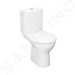 JIKA - Lyra plus WC kombi set s nádržkou, vodorovný odpad, Rimless, bílá H8273860002811