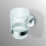 IDEAL STANDARD - IOM Pohárek na kartáčky a pastu s držákem, čiré sklo/chrom A9121AA